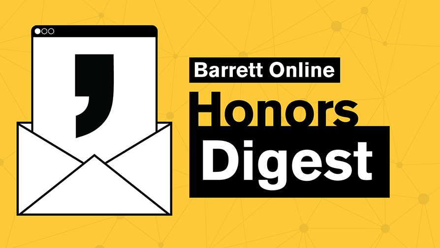 Barrett Online Honors Digest graphic