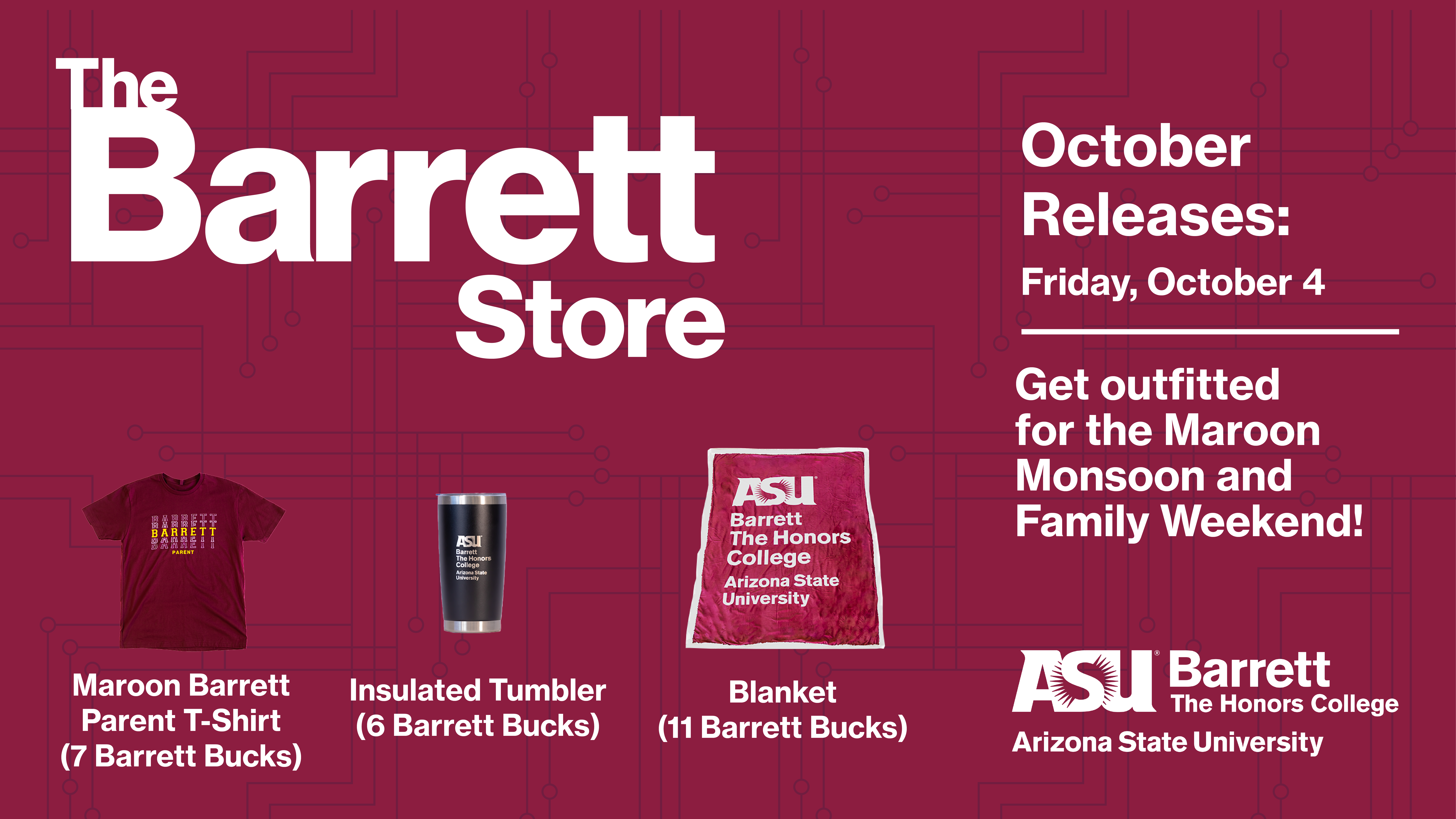 Barrett Store October Releases