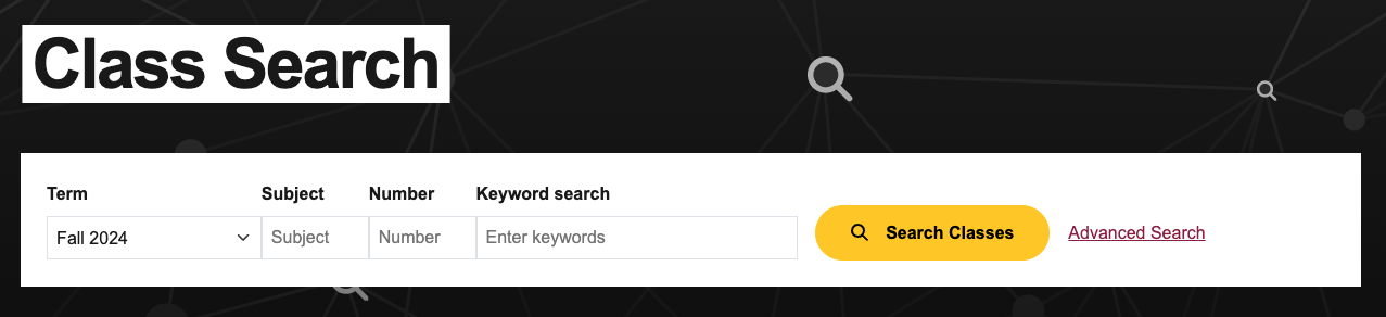 ASU Class Search